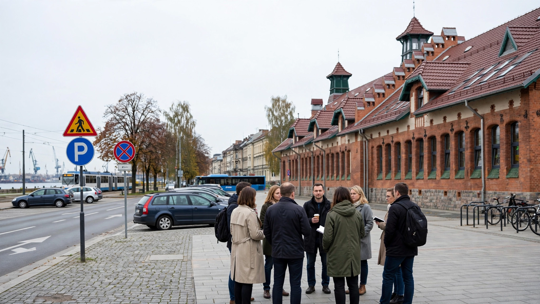Uczestnicy Dni Współpracy Polsko-Niemieckiej podczas spotkania w Starej Rzeźni w Szczecinie