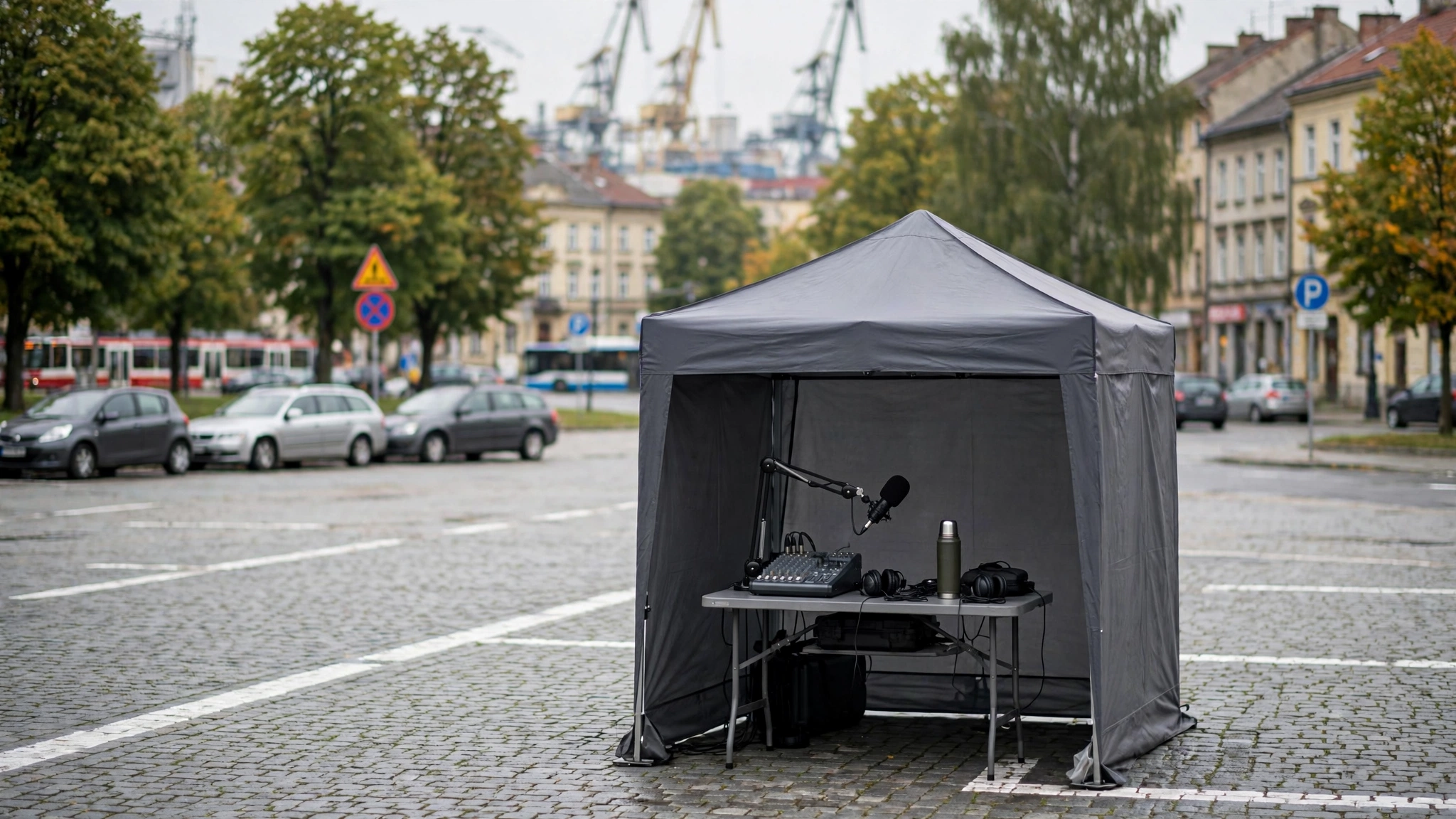 Studio terenowe Radia Szczecin w Centrum Kultury, Sportu i Rekreacji w Resku