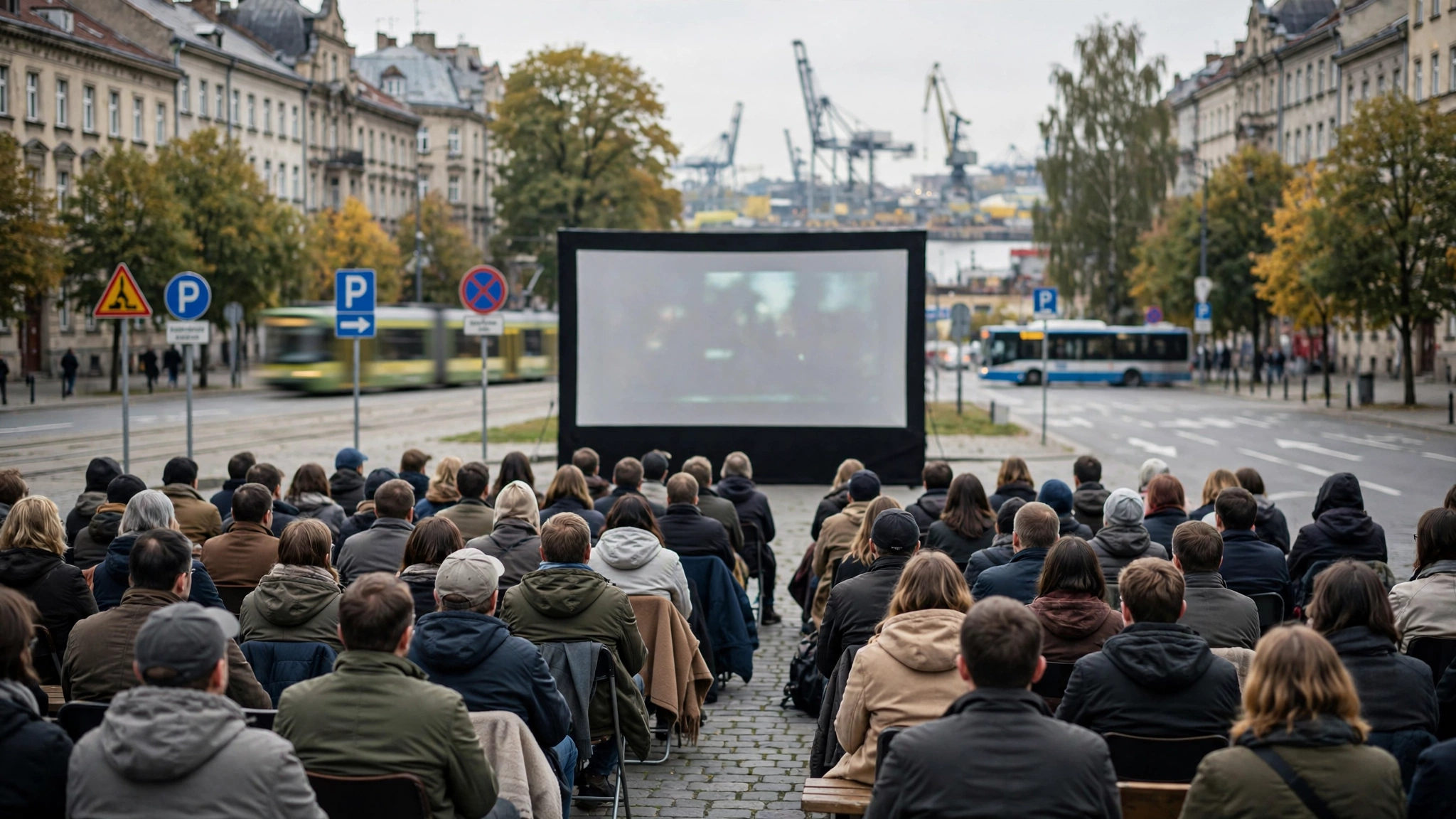 Widownia podczas pokazu filmowego w ramach Szczecin Film Festival